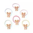 Wholesale Card Of 2 Teddy Bear Bobble Elastics