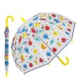 Wholesale Children's Monster Print Clear Dome Umbrella 