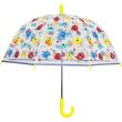 Wholesale Children's Monster Print Clear Dome Umbrella 