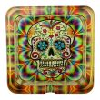 Wholesale Chongz Squared Glow In The Dark Acrylic Ashtray - Assorted 