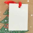 Christmas Tree Gift Bag With Tag