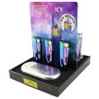 Wholesale Clipper Electronic Jet Flame Lighter Gift Set - Icy
