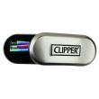 Wholesale Clipper Electronic Jet Flame Lighter Gift Set - Icy