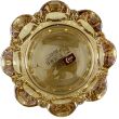 Wholesale Deli Glassware Round Gold Glass Ashtray - 11cm