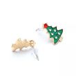 Wholesale Diamante Christmas Tree Earrings