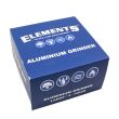 Wholesale Elements Large 4-Part Metal Handmuller - Blue 
