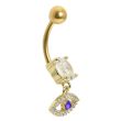 Wholesale Evil Eye Belly Bar