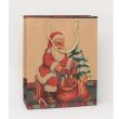 Wholesale Father Christmas Print Gift Bag 