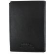 Wholesale Florentino Bifold Genuine Leather Credit Card Holder - Black