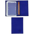 Wholesale Florentino Bifold Genuine Leather Credit Card Holder - Blue