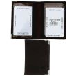 Wholesale Florentino Leather Bus Pass Credit Card Holder RFID Protected  - Brown