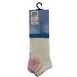 Wholesale Girls Floral Design Trainer Socks - Fresh Feel (3 Pair Pack) - Asst. (Size 9-12)