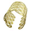 Wholesale Gold Stainless Steel Single Bangle 60mm