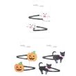 Wholesale Halloween Glitter Motif Sleepie Clip - Assorted Designs