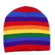 Kids Rainbow Beanie Hat 