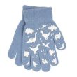Kids Thermal Magic Gloves Dino Print Design - Assorted Colours