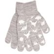 Kids Thermal Magic Gloves Dino Print Design - Assorted Colours