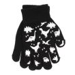 Kids Thermal Magic Gloves Dino Print Design - Assorted Colours