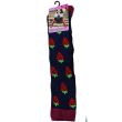 Wholesale Ladies Fruits Design Wellington Socks (1 Pack) - Assorted Colours & Designs