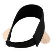 Wholesale Ladies Plain Black Band Visor - Pink