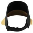 Wholesale Ladies Plain Black Band Visor - Sand