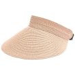 Wholesale Ladies Sun Heat Protection Plain Visor - Pink