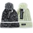 Ladies Thermal Knitted Bobble Hat - Assorted 