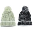 Ladies Thermal Knitted Bobble Hat - Assorted 