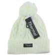 Ladies Thermal Knitted Bobble Hat With Faux Fur Pompom - Assorted 