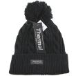 Ladies Thermal Knitted Bobble Hat With Faux Fur Pompom - Assorted 