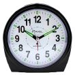 Wholesale Large Bedside Quartz Alarm Clock - Gloss Black 