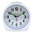 Wholesale Large Bedside Quartz Alarm Clock - Gloss White
