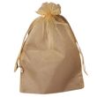 Wholesale Large Light Gold Organza Bag (30 x 21cm) 