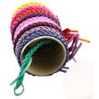 Wholesale Leather Bracelet - Assorted Colours (12 Pieces)