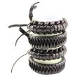 Wholesale Leather Bracelet - Black (6 Pieces)