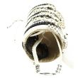 Wholesale Leather Bracelet - Black & White Ying Yang Design (12 Pieces) 