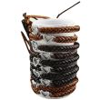 Wholesale Leather Bracelet - Heart Design (12 Pieces)
