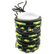 Wholesale Leather Bracelet - Jamaican Design B (12 Pieces)