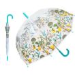 Wholesale Lemon Tree Print Auto Wind Resistant Dome Umbrella With Crook Handle