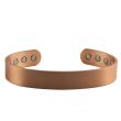 wholesale Magnetic Copper Bangle - Plain Design (One Size) 