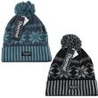 Man's Thermal Pattered Knitted Bobble Hat - Assorted 