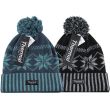 Man's Thermal Pattered Knitted Bobble Hat - Assorted 