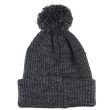 Man's Thermal Ribbed Knitted Bobble Hat - Assorted 