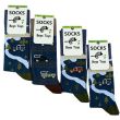 Wholesale Men's "Car & Trees" Design Socks (3 Pack) - Assorted
