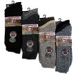 Wholesale Men's LambsWool Blend Thermal Boot Socks (3 Pack) - Assorted 