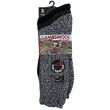 Wholesale Men's LambsWool Blend Thermal Boot Socks (3 Pack) - Assorted 