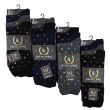 Wholesale Men's Ralph Lewis Socks - "Crosses" Design (3 Pack) - Assorted Colours and Designs