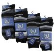 Wholesale Men's Ralph Lewis Socks - Striped Design (3 Pack) - Assorted 
