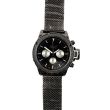 Wholesale Men's Softech Round Mesh Bracelet Watch - Black/Black
