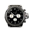 Wholesale Men's Softech Round Mesh Bracelet Watch - Black/Black